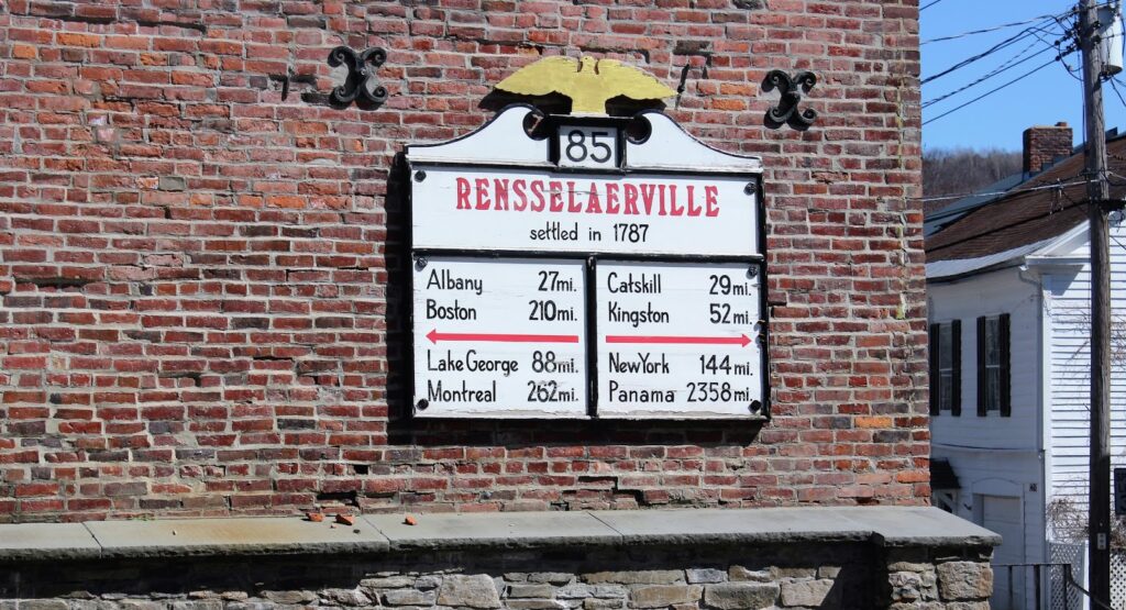 Rensselaerville Sign